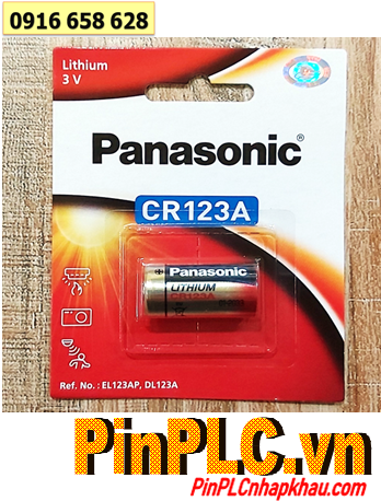Panasonic CR123AW; Pin Panasonic CR123AW CR17345 Photo Lithium 3V chính hãng 